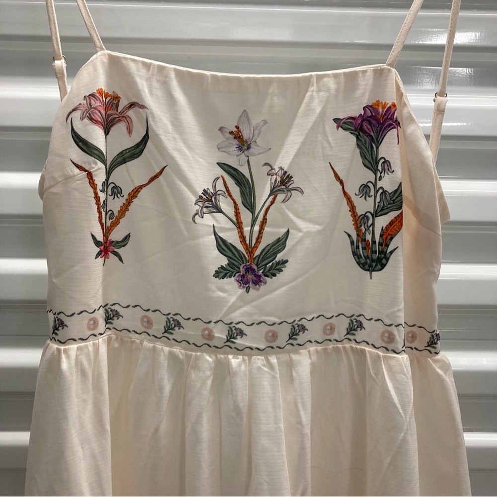 Commense Cream Floral Maxi Dress - Picture 5 of 15